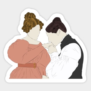 Anne and Ann from Gentleman Jack Sticker